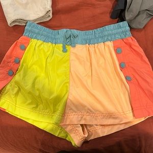 Free People Invigorate Colorblock Shorts